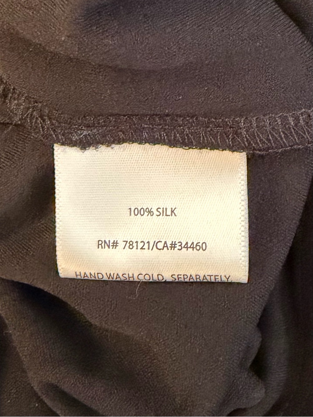 Eileen Fisher 100% Silk Classic Black Stretch Jersey Wide Leg / Palazzo Pants - Picture 12 of 12